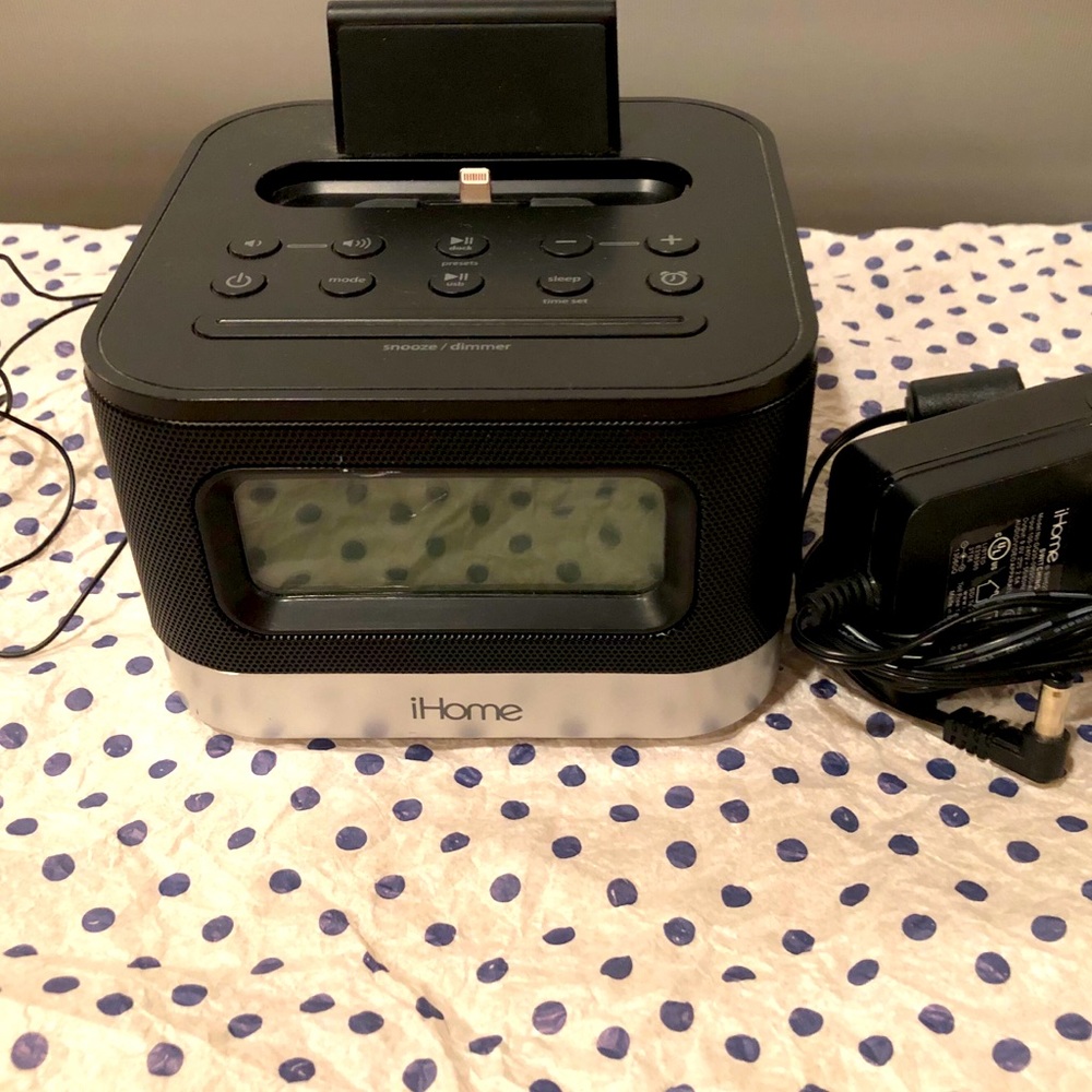 iHome alarm clock